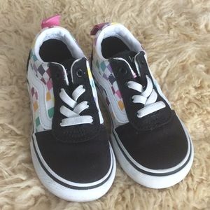 EUC Vans Ward Slip On Check